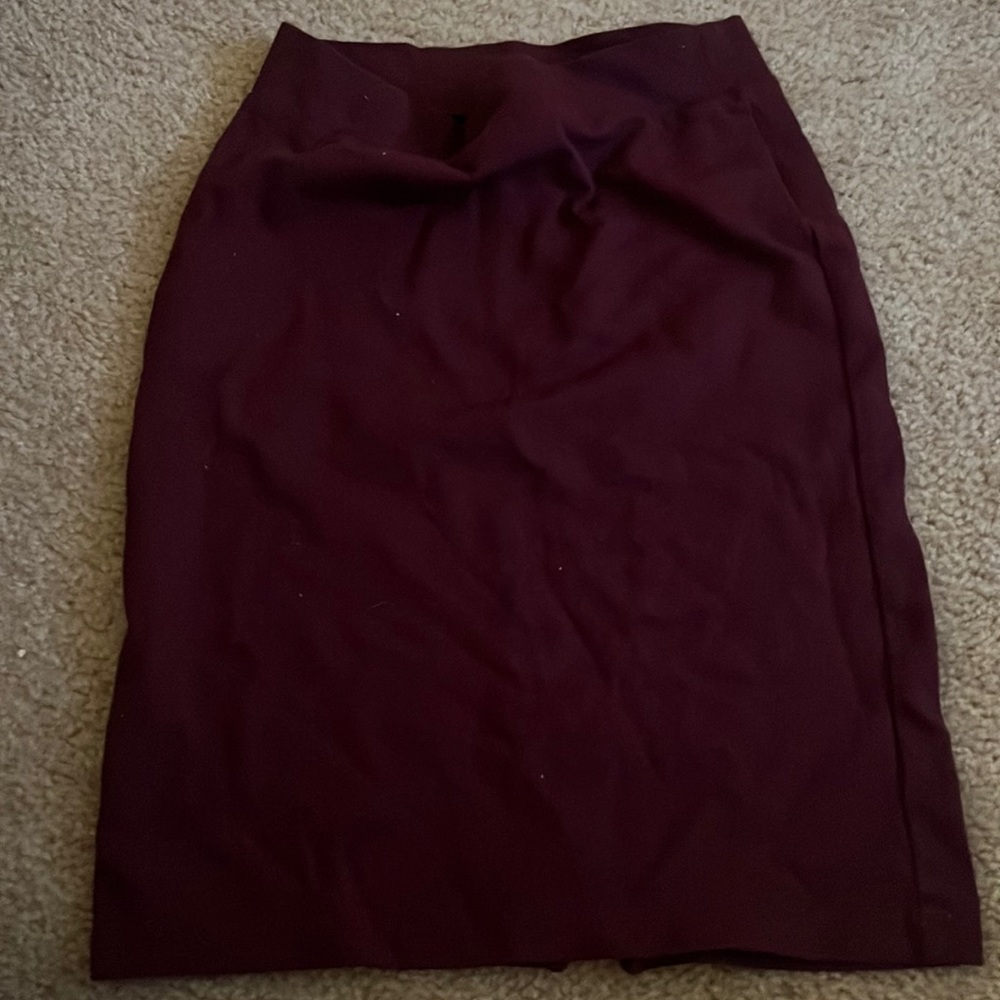 Red skirt